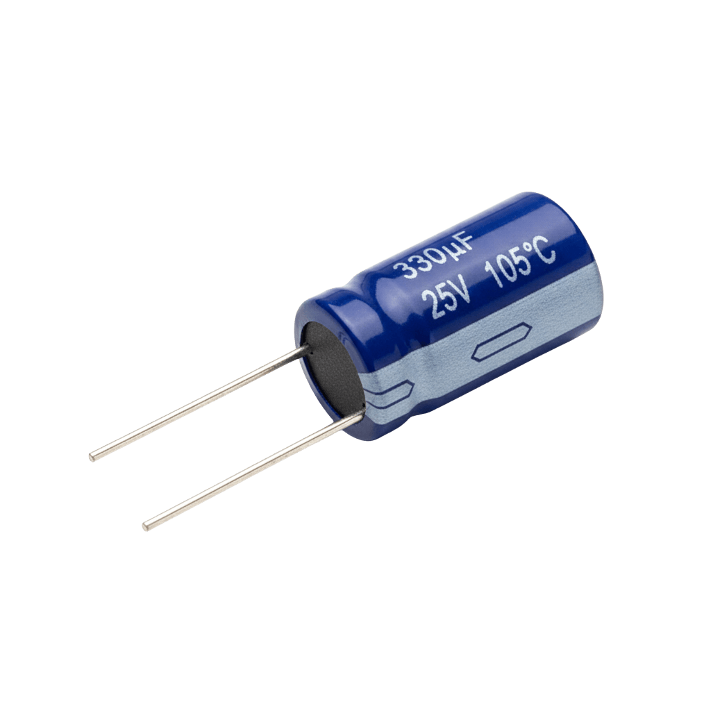 Condensateur électrolytique 330µF 25V 105°C pour filtrage - TogoMicroFarad Togo